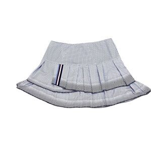 Women's Blue Checkered Shorts